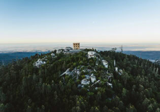 The Keep in Tasmania aerial shot