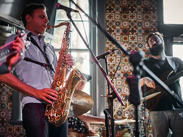 live band playing at The Hotel Warrnambool