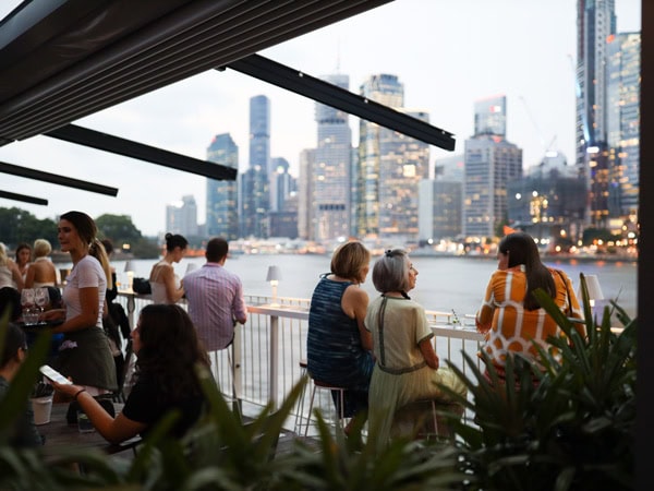 People gather for a drink at Mr Percivals
