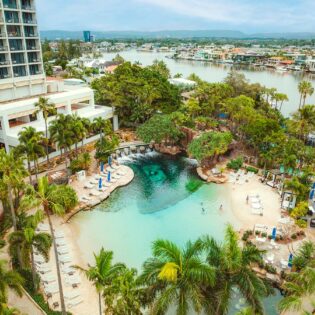 lagoon pool J W Marriott gold coast resort