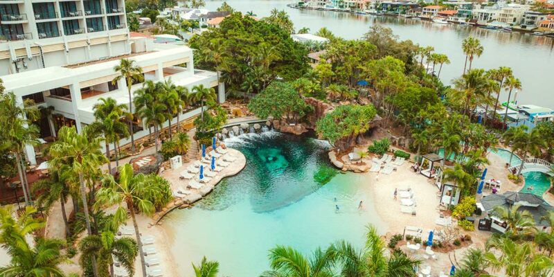 lagoon pool J W Marriott gold coast resort