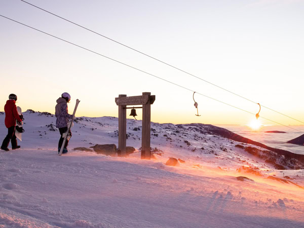 Karel's sunrise at Thredbo