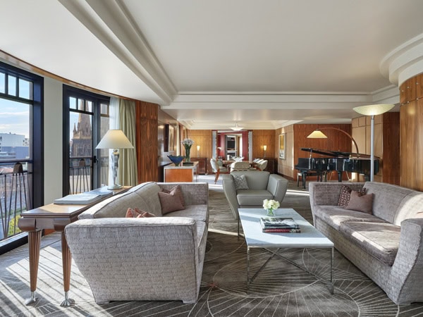 the Presidential Suite at Park Hyatt Melbourne