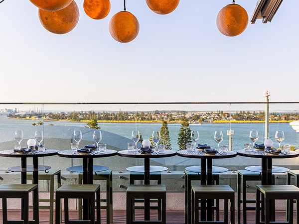 QT newcastle rooftop bar verandah