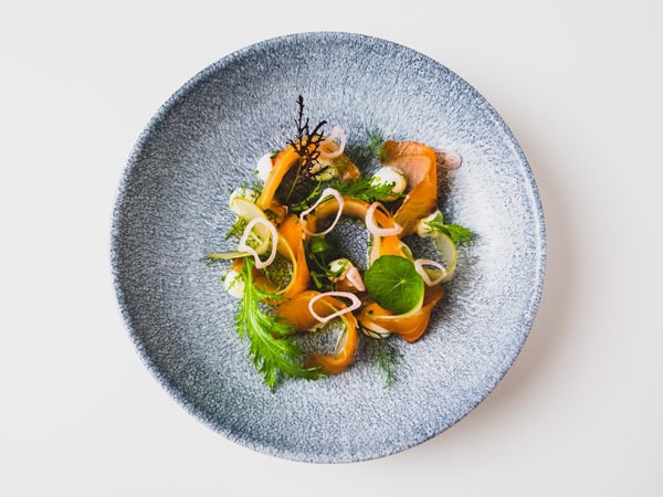 Seafood dish served at Whalebone Wharf, PortMacquarie.