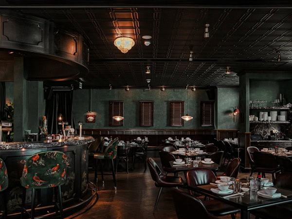 interior of Stanley restaurant at Howard Smith Wharves