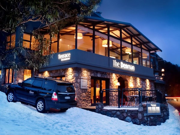 The Denman exterior at Thredbo