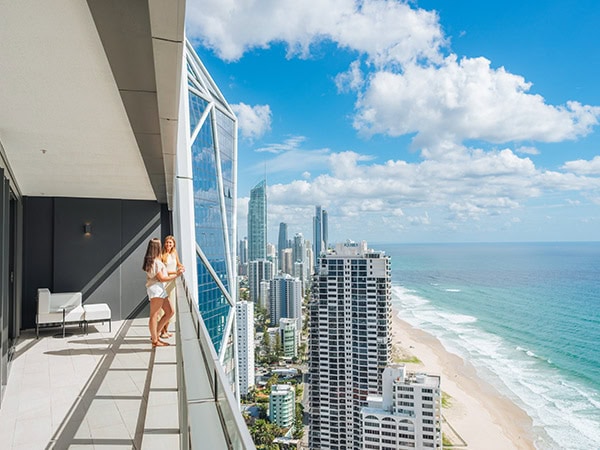 The Langham gold coast view from suite balcony