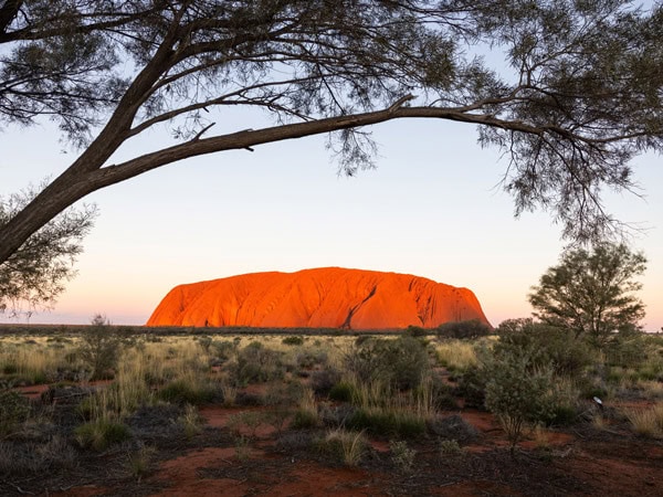 the Ayers Rock in Uluṟu-Kata Tjuṯa National Park