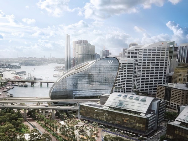 an aerial view of W Sydney