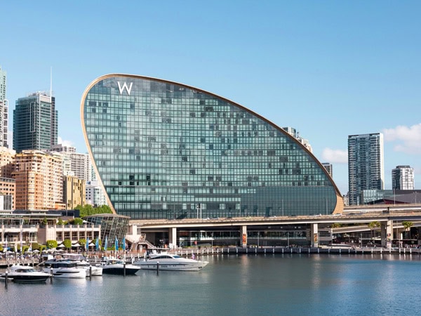 the facade of W Hotel Sydney, NSW