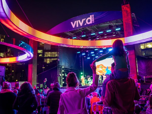 Tumbalong Nights for Vivid Sydney