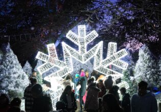 Snowlane at the Xmas in July Festival in Canberra