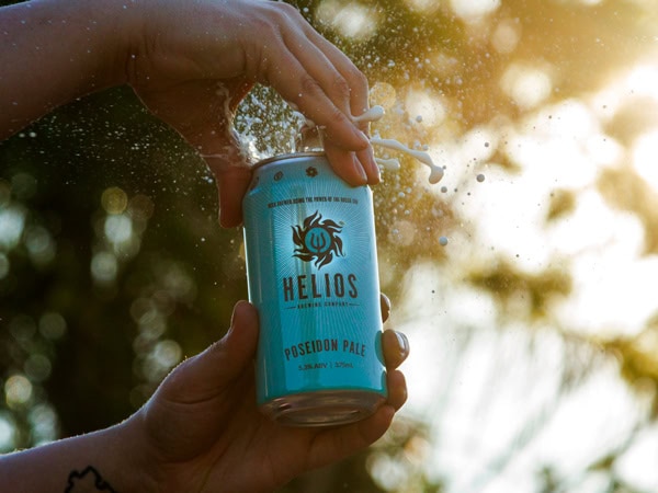the popular Poseidon Pale Ale at Helios Brewing Co. Brisbane