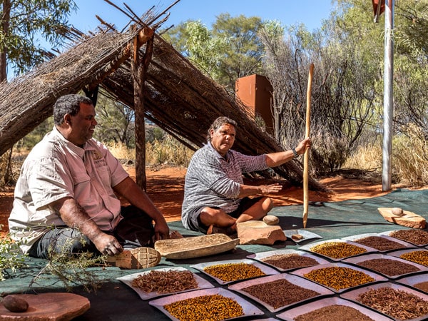 the Karrke Aboriginal Experience at Discovery Resorts - Kings Canyon