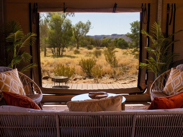 a glamping tent at Discovery Resorts - Kings Canyon