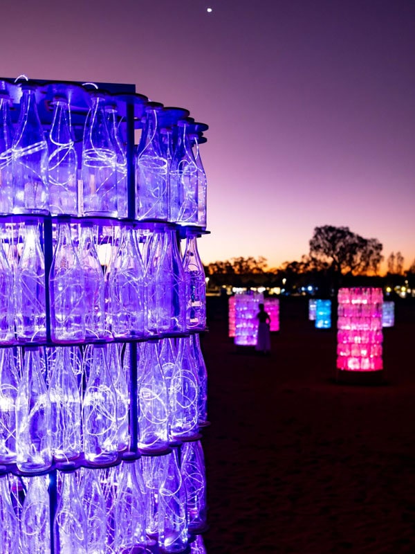 Light Towers at Kings Canyon