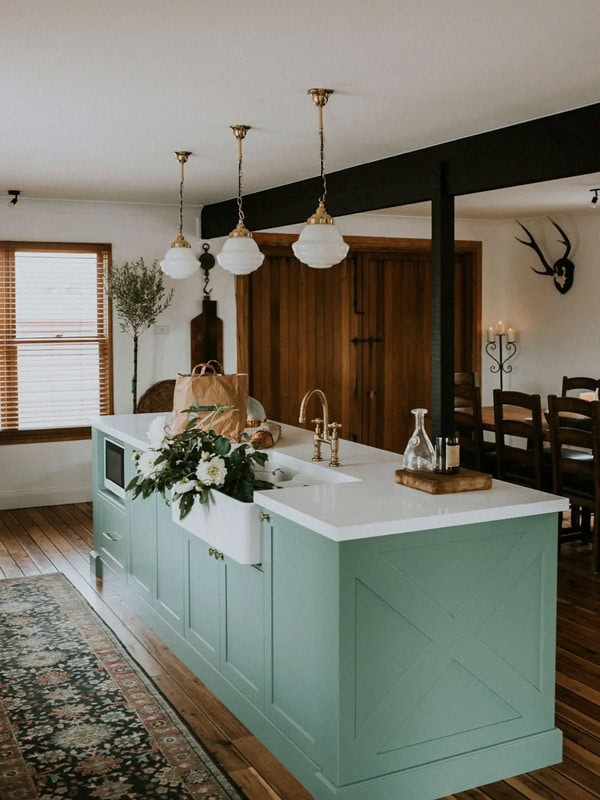 the kitchen at River Ranch, Mudgee