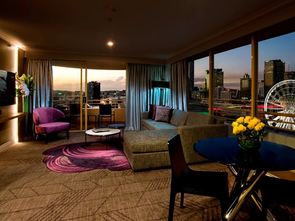 the River View King Suite at Rydges South Bank Brisbane