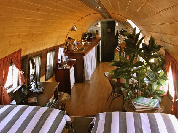 an original 1944 Dakota accommodation at The Lily, WA