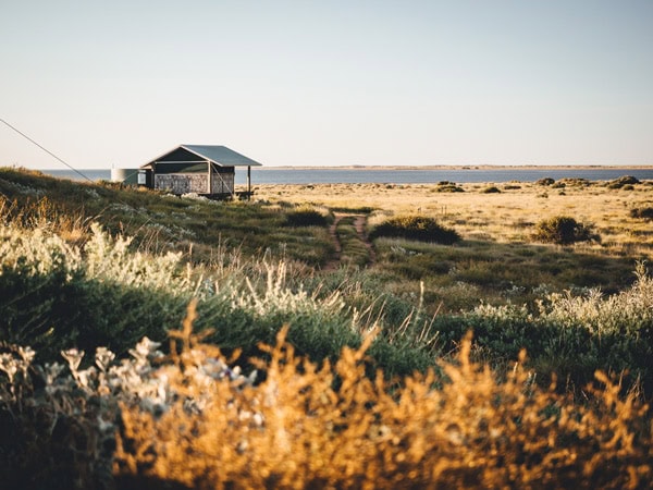 a small accommodation on Wilderness Island