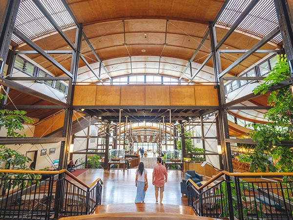 Kingfisher Bay Resort lobby