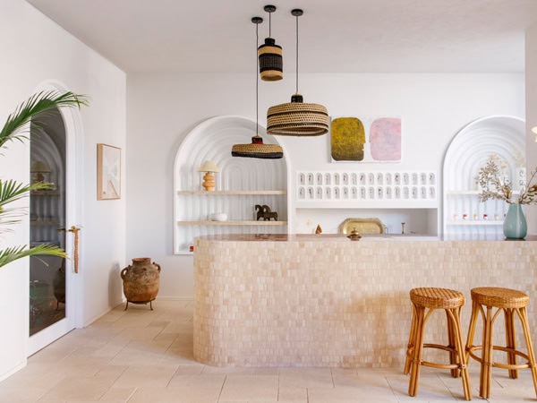 the chic interior of Basq House in Tweed