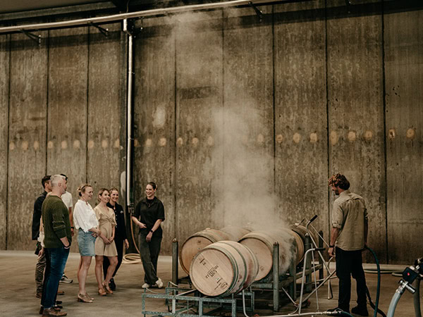tour group at cape mentelle, margaret river