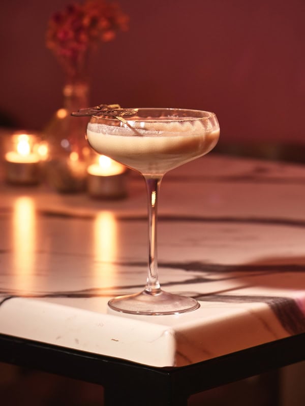 a glass of cocktail at The Flaming Galah