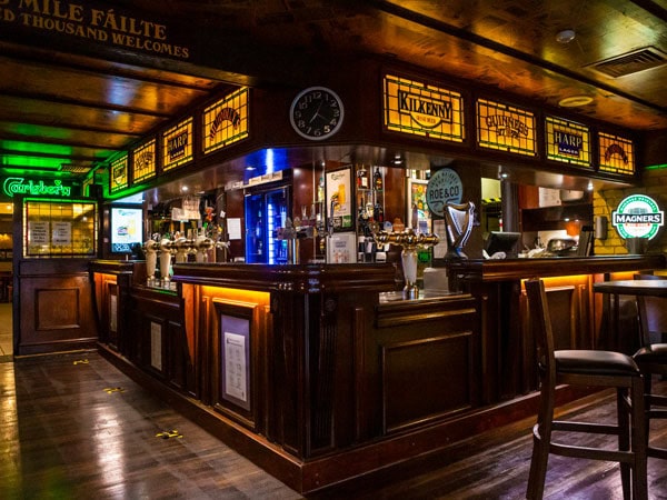 a look inside the Gilhooleys Irish pub in Brisbane