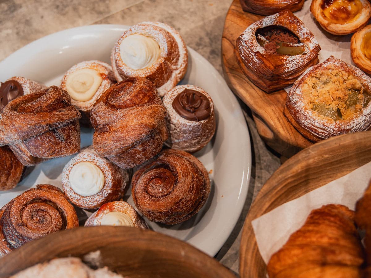 pastries on offer at Fourth Hill Providore