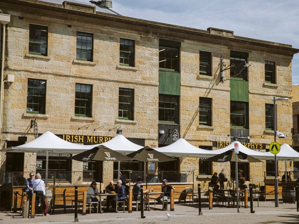 the building exterior of Irish Murphy’s, Hobart, Tas