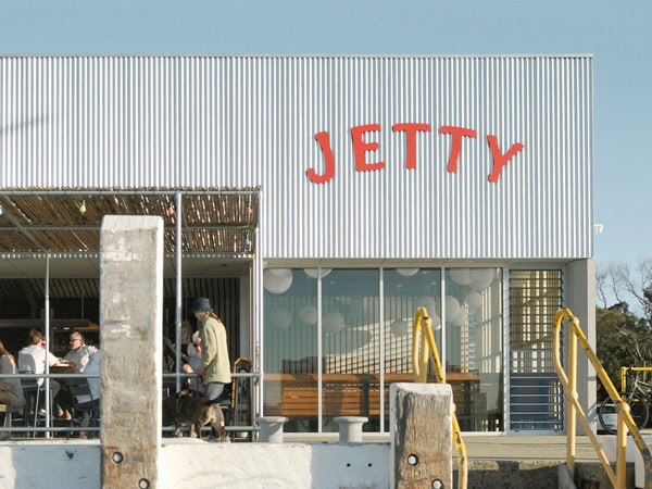 the entrance of Jetty Bar & Eats in Fremantle