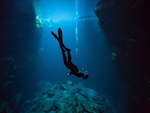 diving under Kilsby Sinkhole