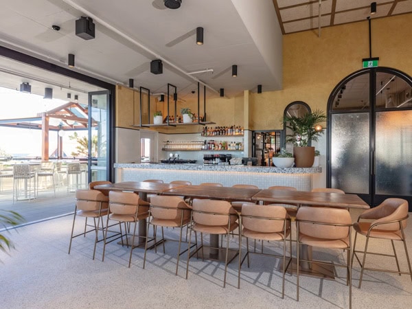 the pub interior of Kirra Beach Hotel