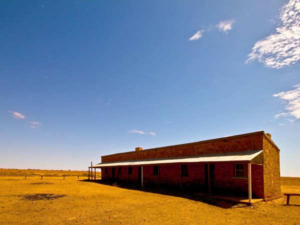 a historical site along the route of the Old Ghan Railway Heritage Trail