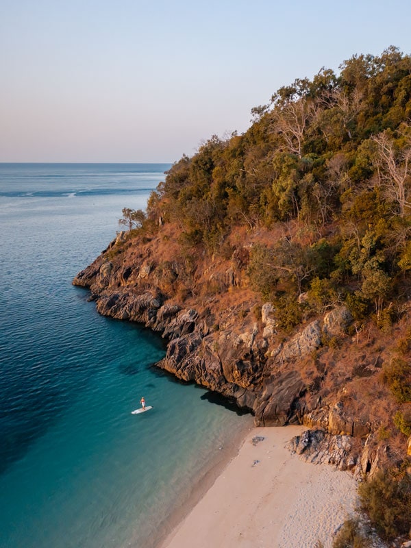 View of Pelorus Island in the Great Barrier Reef off Townsville.