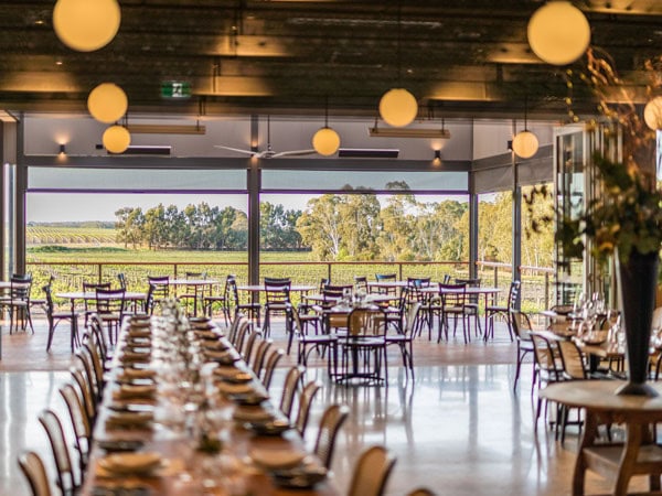 a spacious dining setup at Slate Restaurant at Pikes