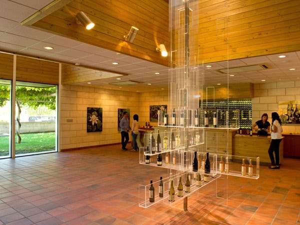 wine bottles on display inside Rymill, Glenroy