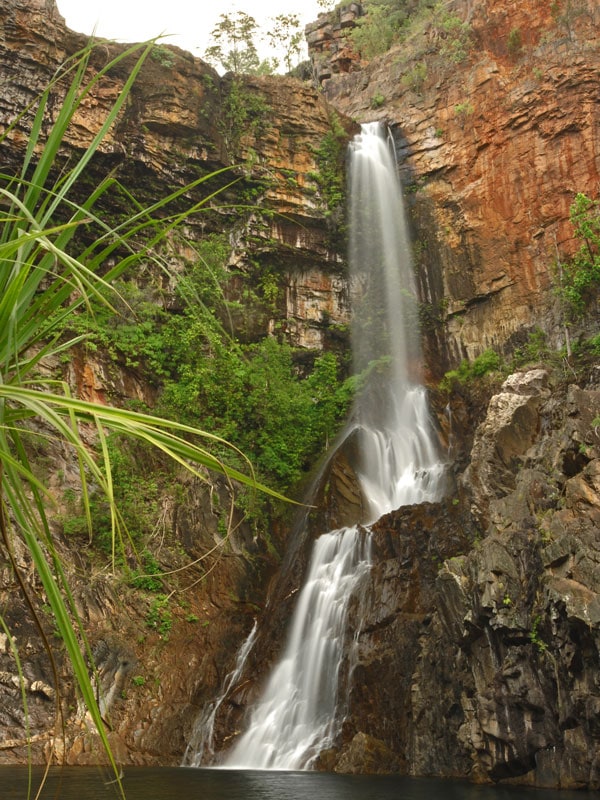 a portrait shot of Tjaynera Falls, NT