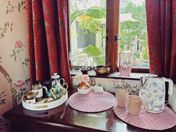 tea time at Wild Grace Garden
