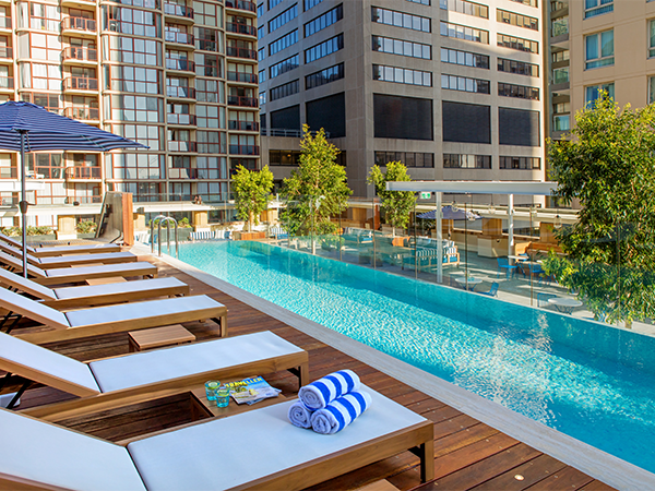 Harper rooftop swimming pool