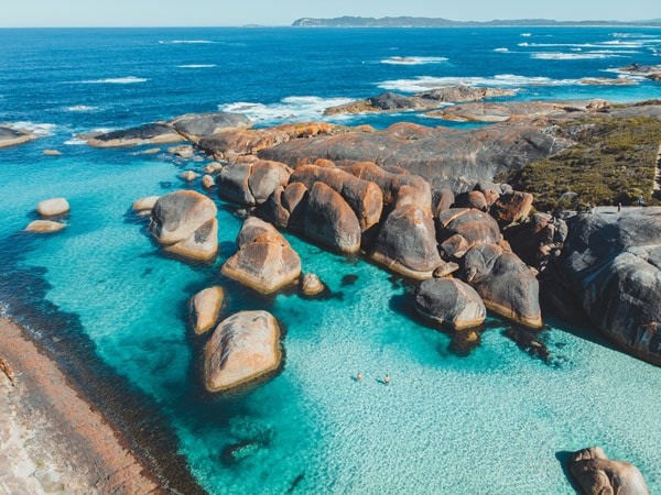 the Elephant Rocks in Denmark