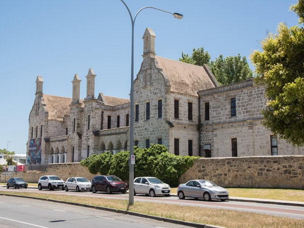 the exterior of the Fremantle Arts Centre