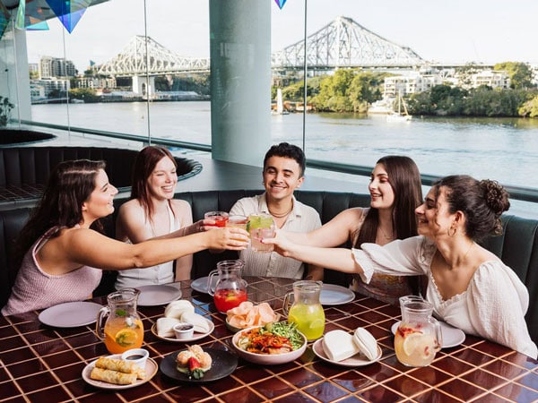 Fridays bottomless brunch in Brisbane