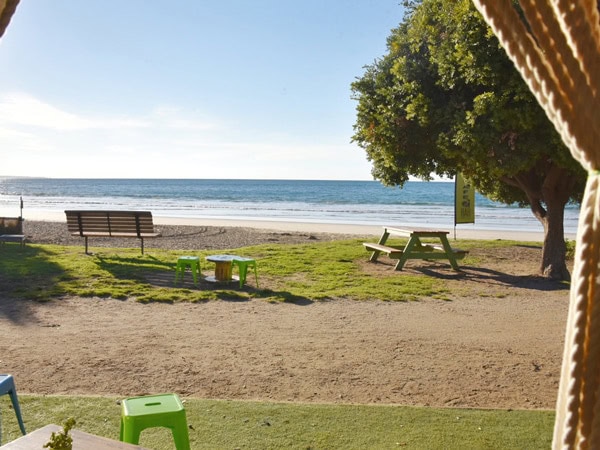 the beachfront view on HAH Lorne Beach