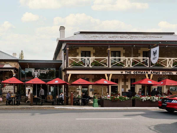 The German Arms hotel in Hahndorf