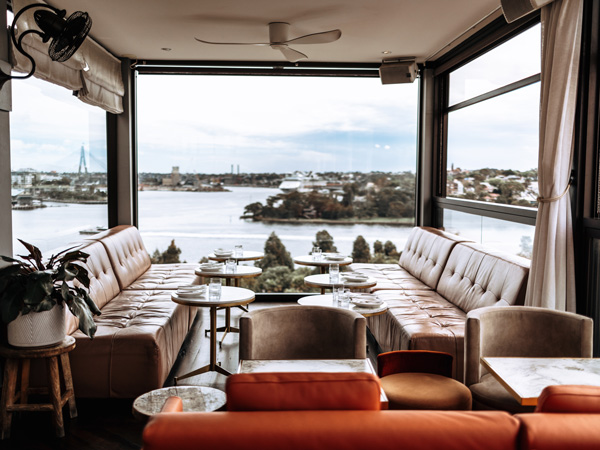 waterfront views at Hotel Palisade