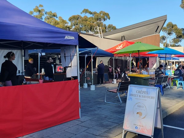 the stalls at Magill Sunrise Market, Adelaide