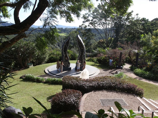 the Crystal Castle and the Shambhala Gardens, Mullumbimby